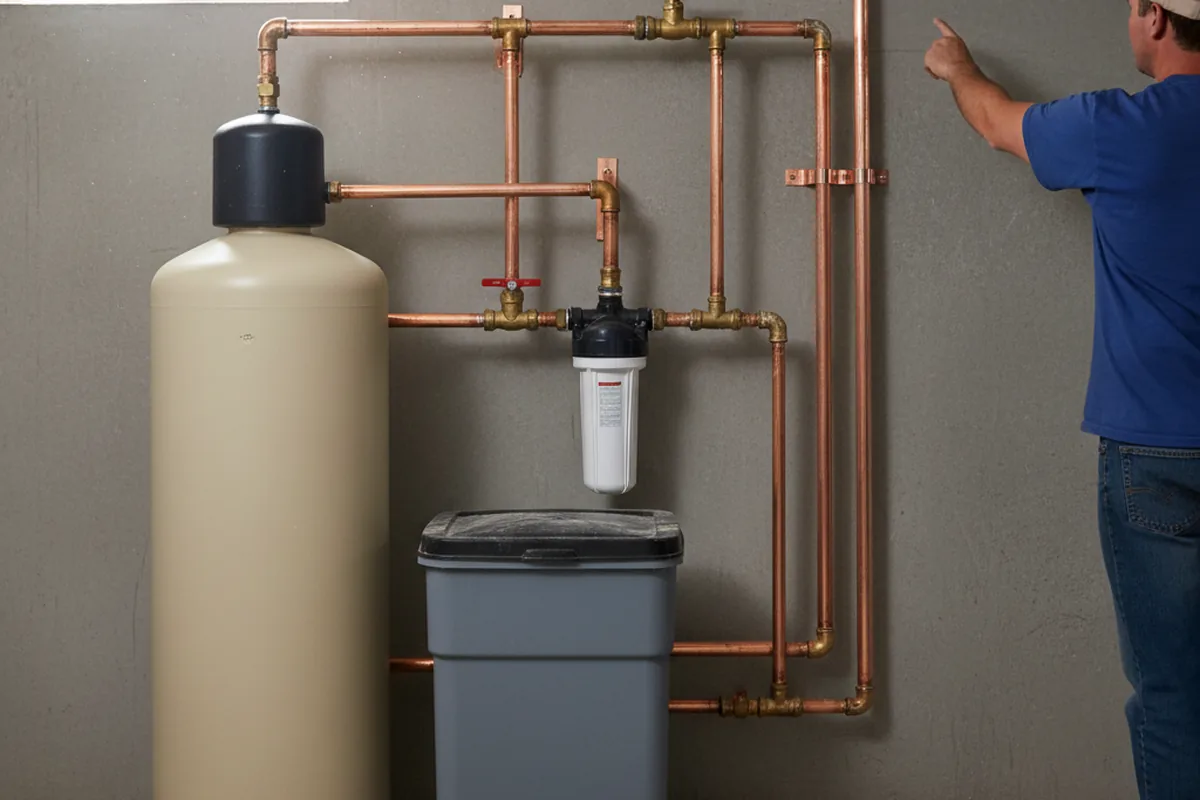 Whole-house water treatment system installed in North Washington